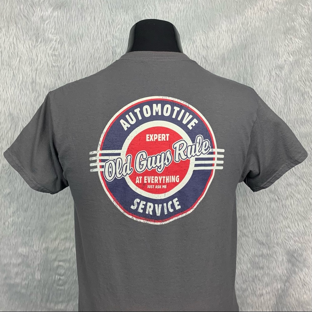 Old Guys Rule Automotive Service Tee